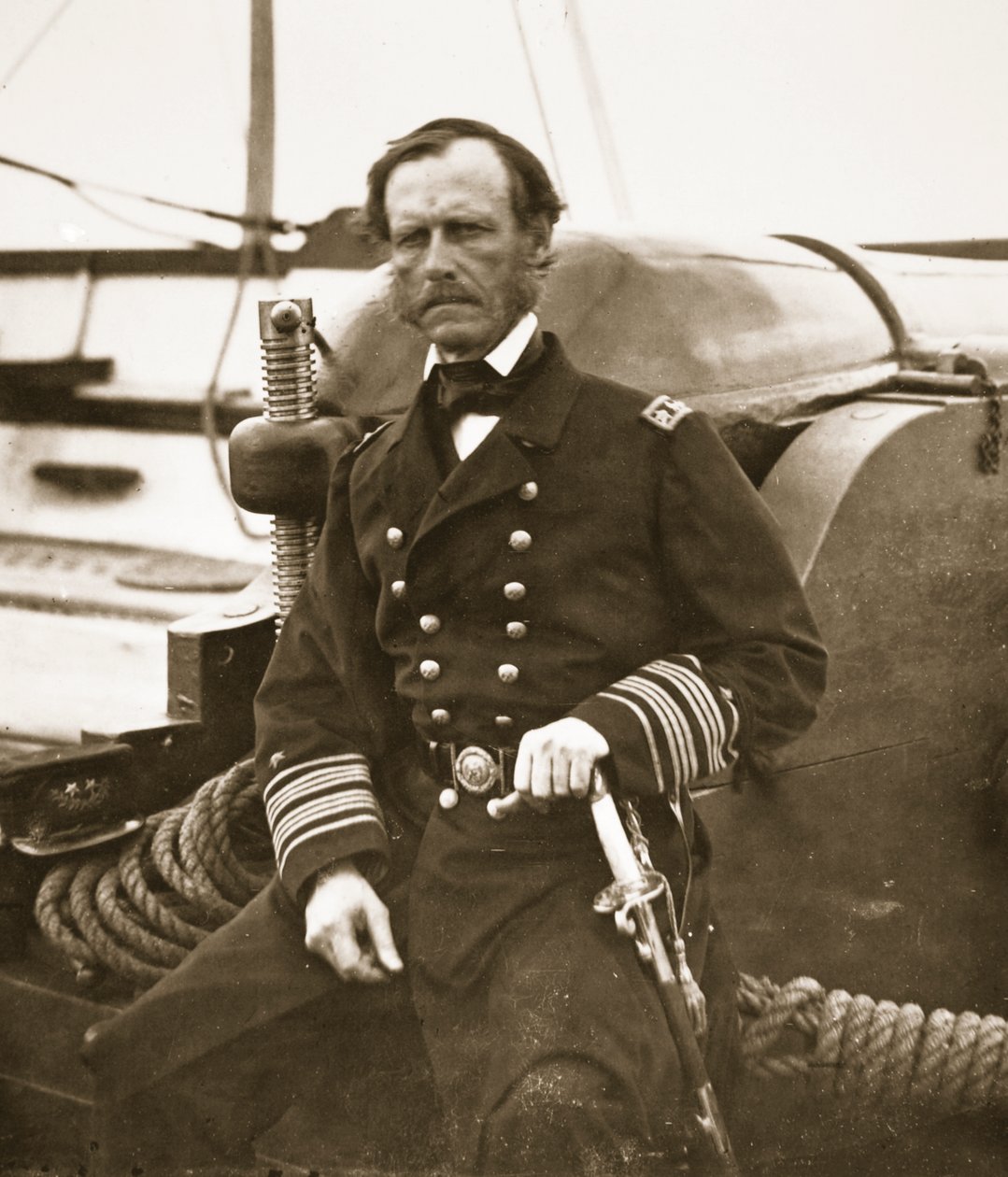 Admiral John A. Dahlgren (fotogravure) af Mathew B. Brady