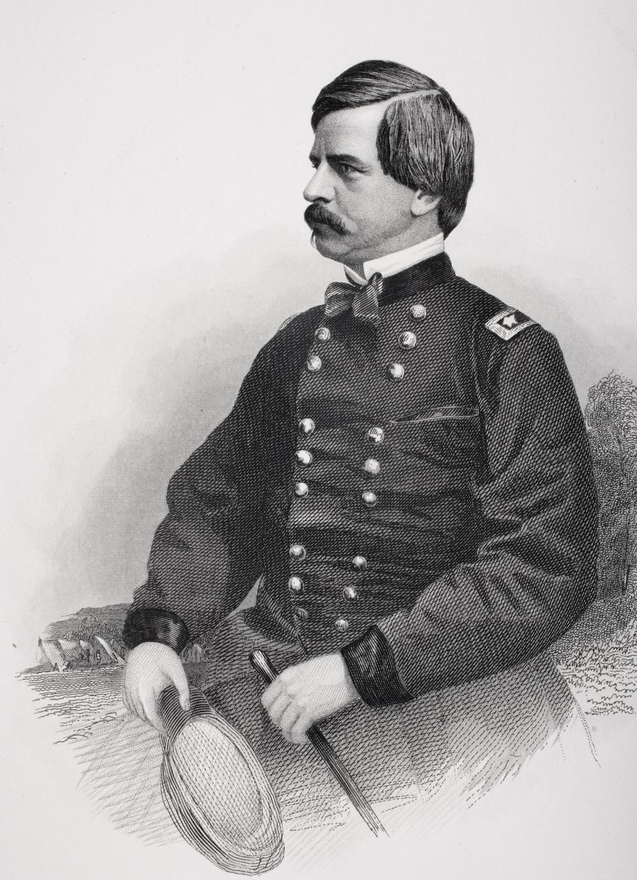 Portræt af Nathaniel Prentiss Banks (1816-94) af Mathew B. Brady