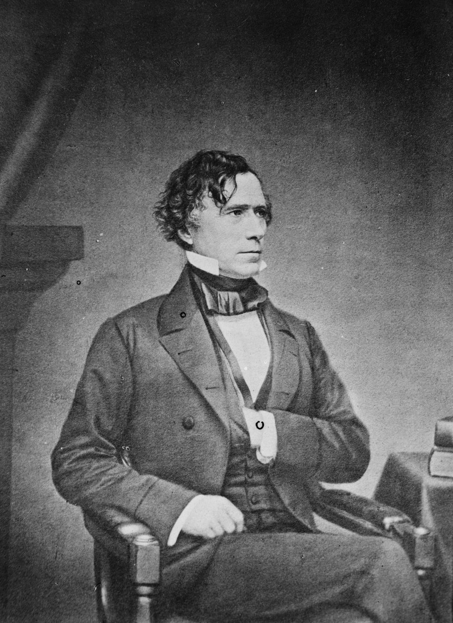 Præsident Franklin Pierce, 1855-65 af Mathew B. Brady