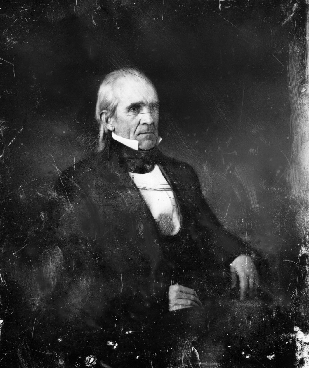 Præsident James Knox Polk (daguerreotypi) af Mathew B. Brady