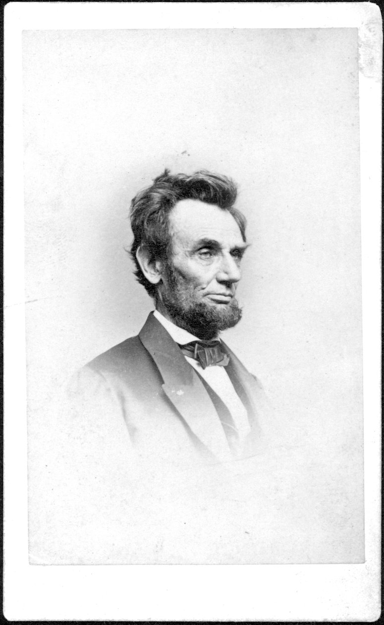 Præsident Lincoln i den sidste uge af sit liv, 1865 af Mathew B. Brady
