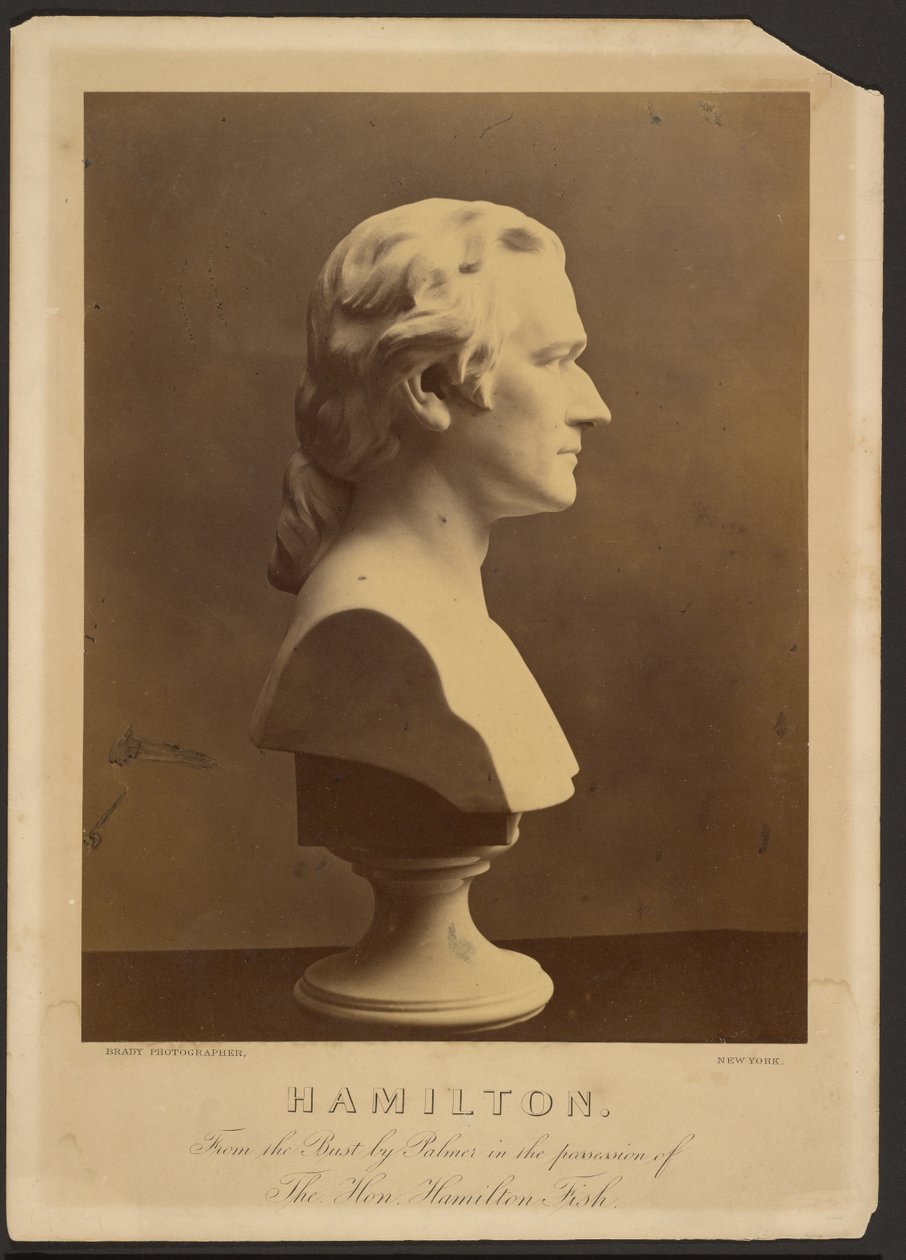 [Buste af Alexander Hamilton] af Mathew B. Brady