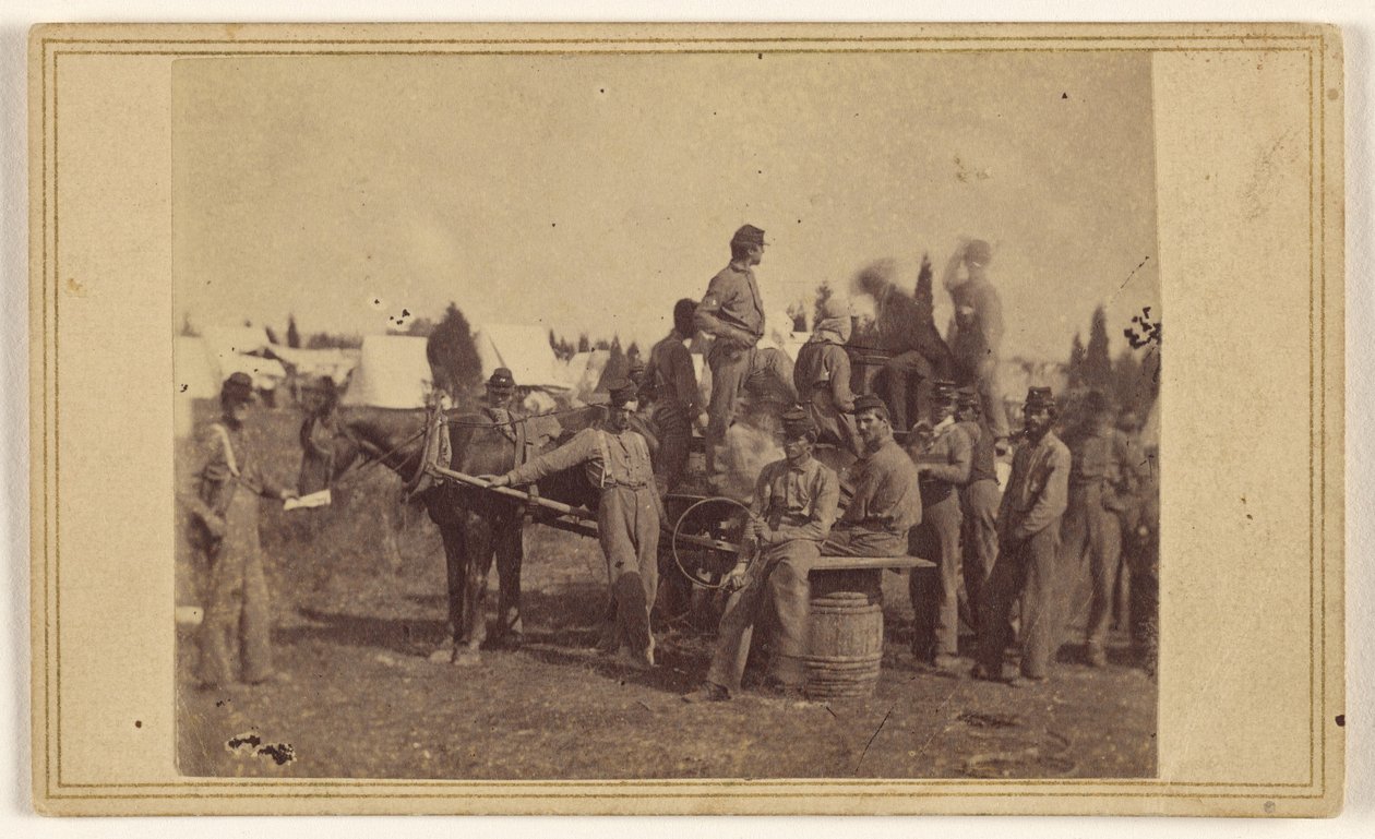 [Bosætterne i Ft. Runyon] af Mathew B. Brady