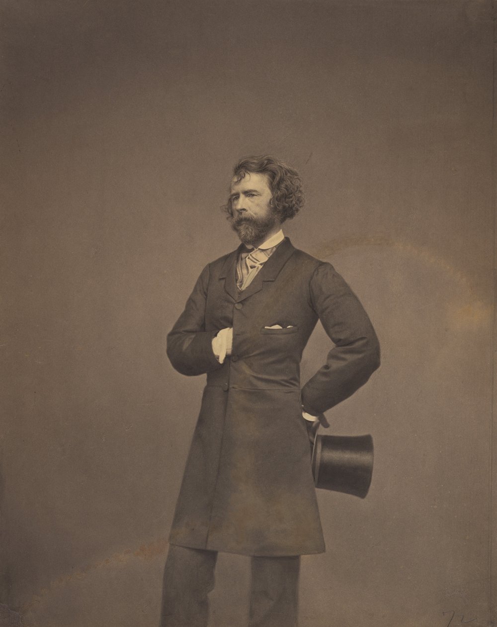 Nathaniel Parker Willis af Mathew B. Brady