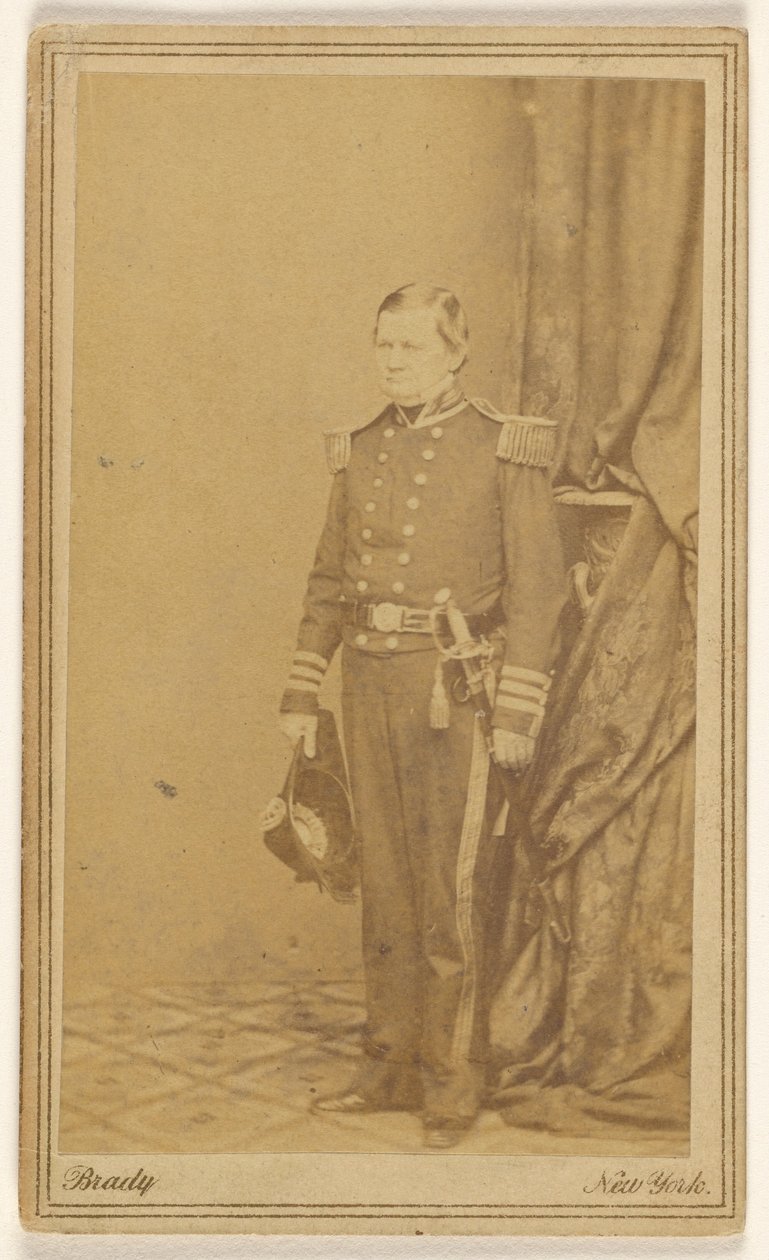 Konteradmiral Jas. Smith, U.S.N. Ch. Bu of Jacks & (---illeg.) Feb 9. 63. af Mathew B. Brady