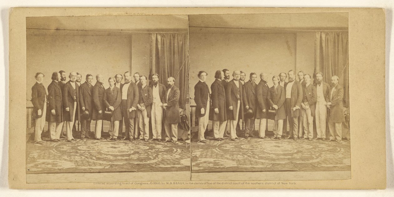 [Prinsen af Wales og hans følge] af Mathew B. Brady