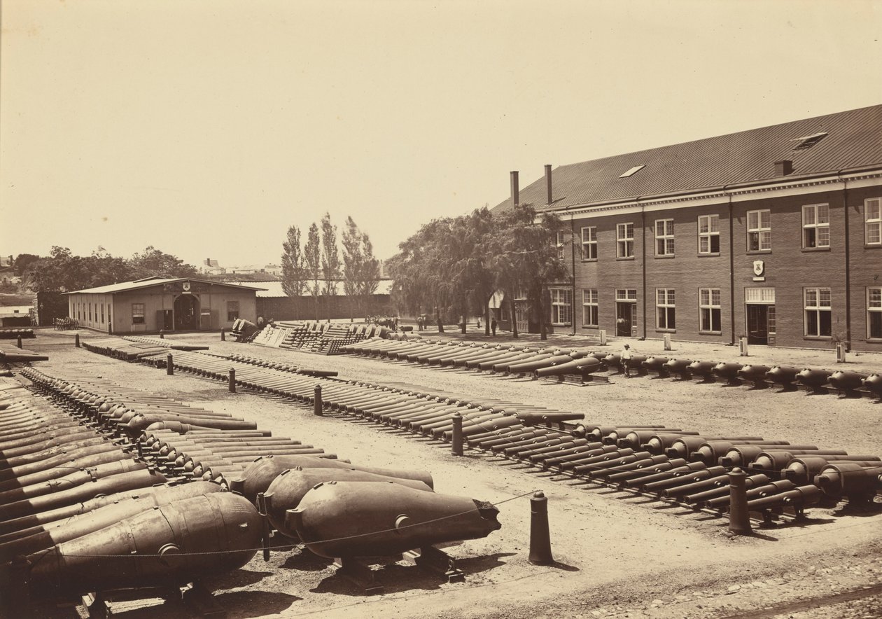 Udsigter fra flådens artilleriværft, Washington, D.C., juni af Mathew B. Brady