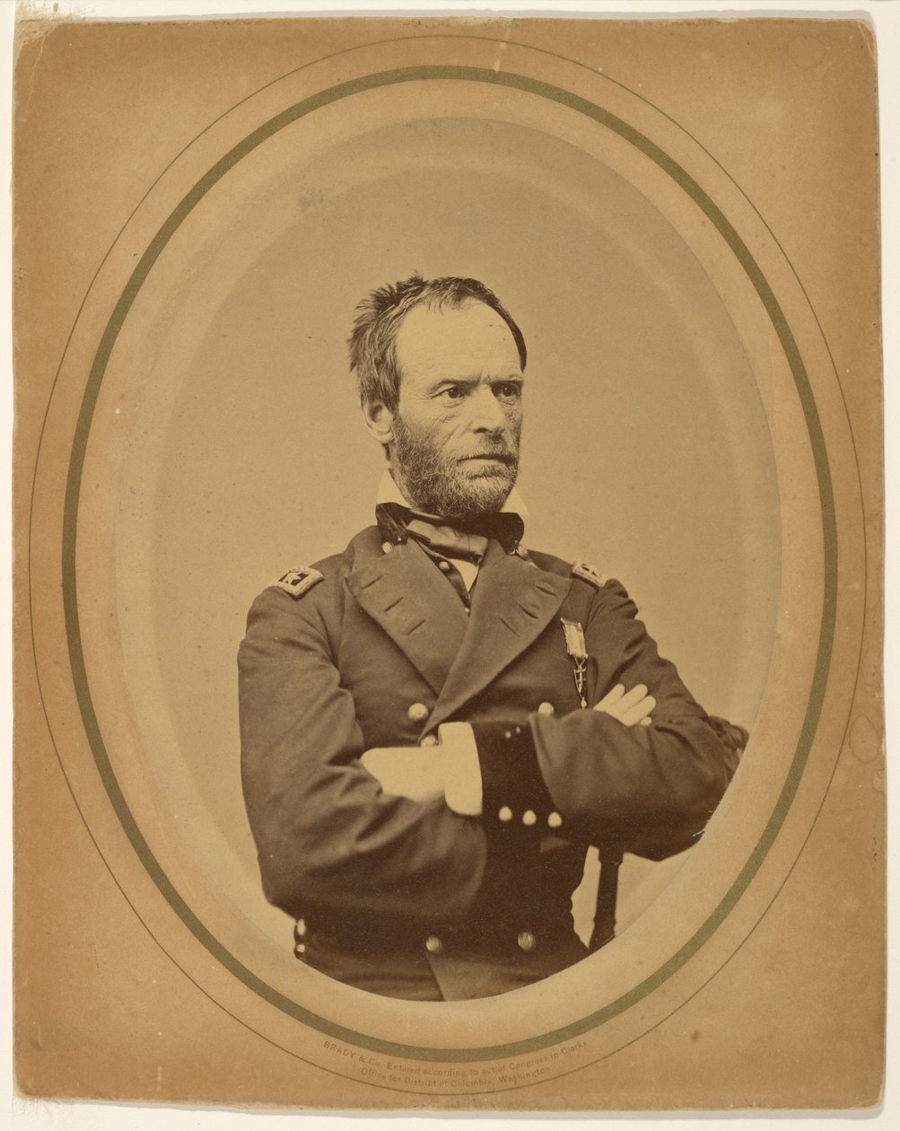 [William Tecumseh Sherman] af Mathew B. Brady