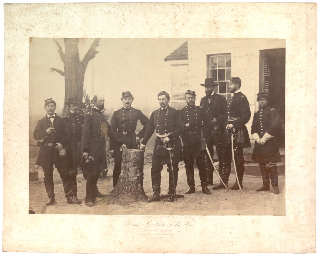 Albummet af general McClellan i hovedkvarteret, Gen. Morrell