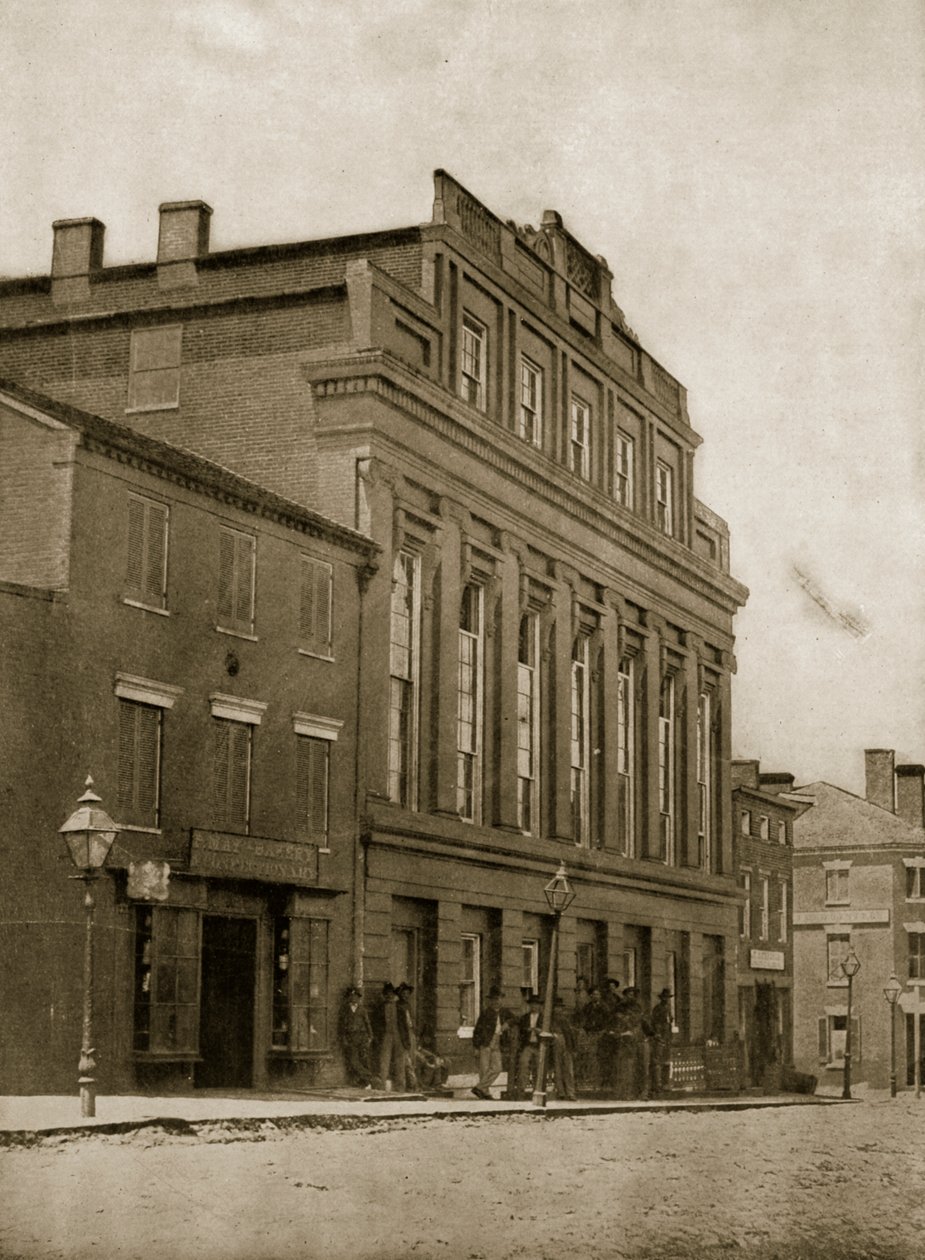 Forrest Hall-fængslet, Washington, D.C., 1861-65 af Mathew B. Brady