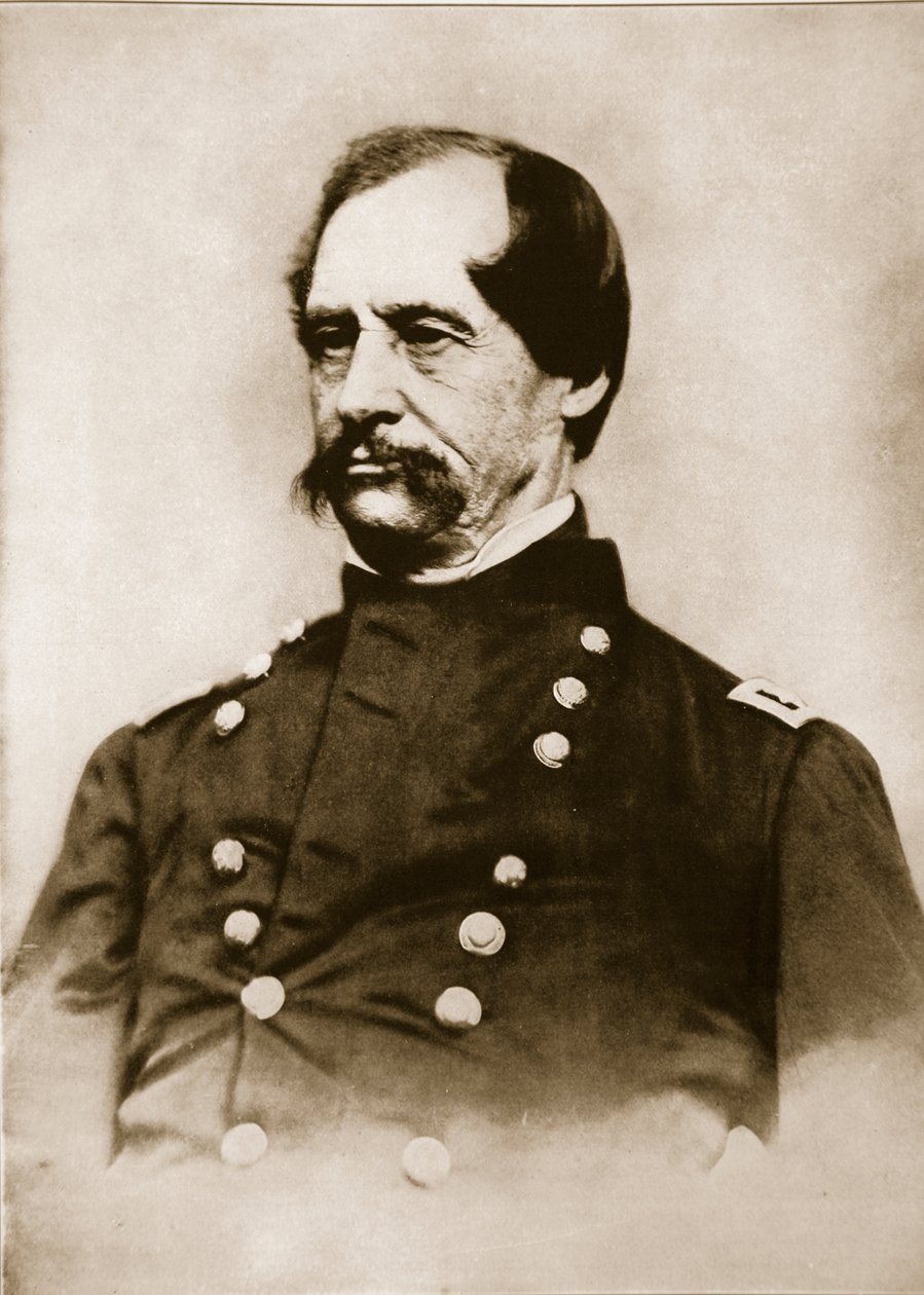 General David Hunter, 1861-65 af Mathew B. Brady