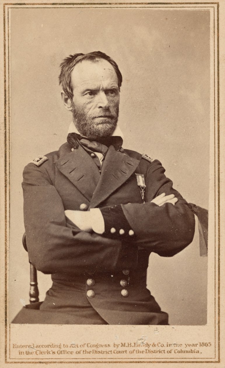 General William Tecumseh Sherman,1865 (foto) af Mathew Brady