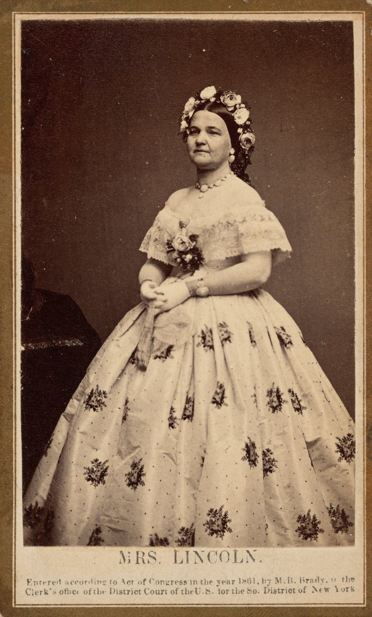 Mary Todd Lincoln,1861 (foto) af Mathew Brady