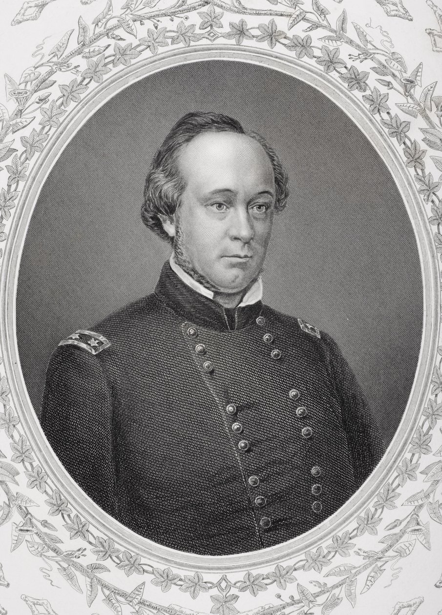 Portræt af Henry W. Halleck af Mathew B. Brady