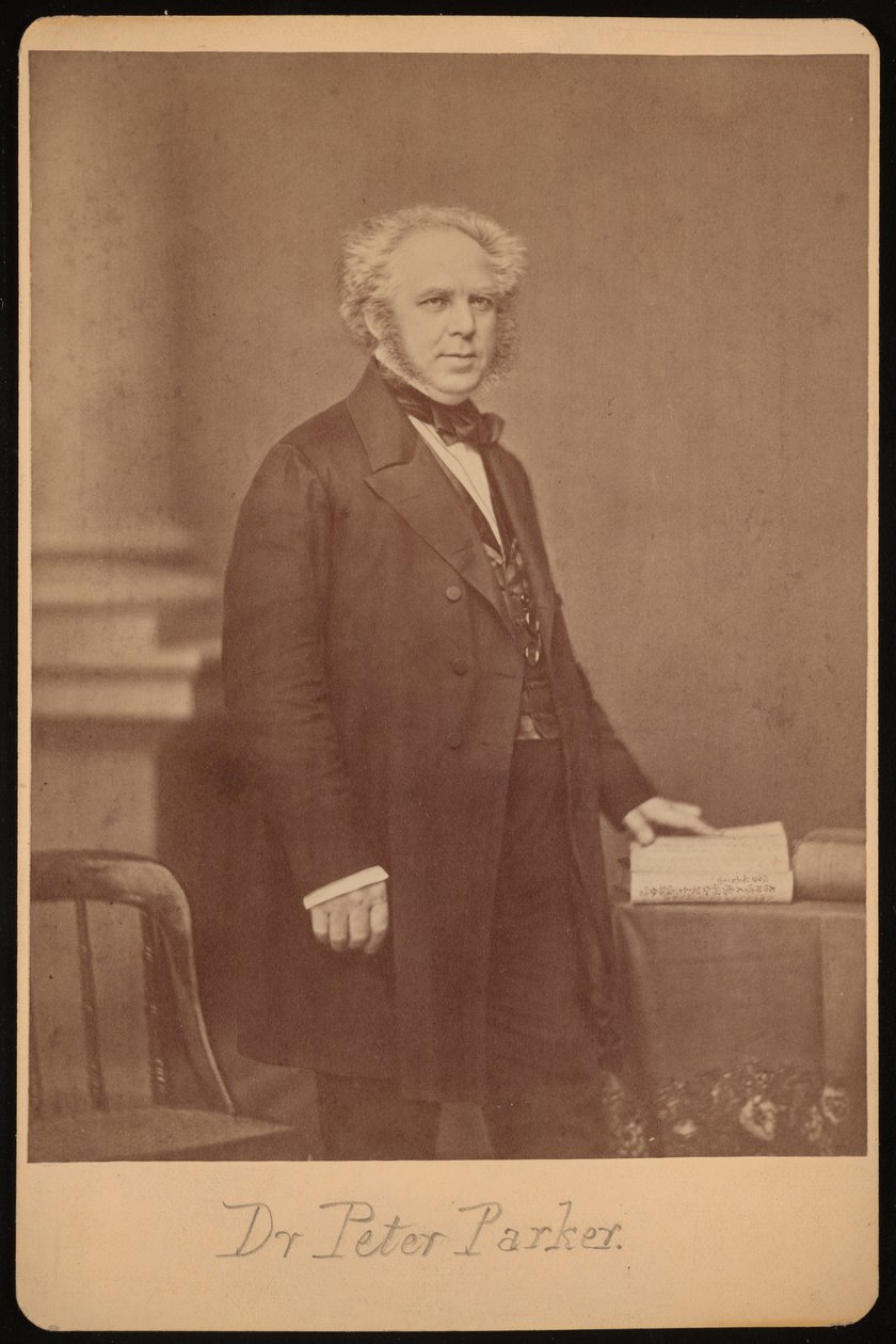 Portræt af Peter Parker 1804-1888, før 1888. af Mathew Brady