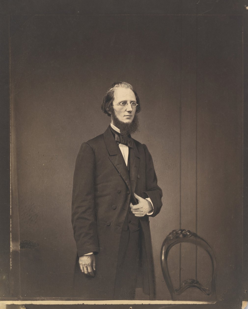 [Portræt af en mand], ca. 1857. af Mathew Brady