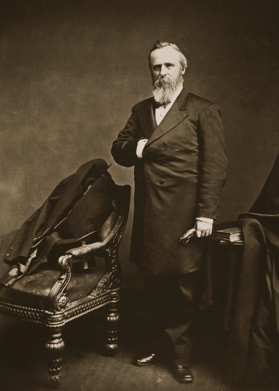 Rutherford B. Hayes (fotogravure) af Mathew B. Brady