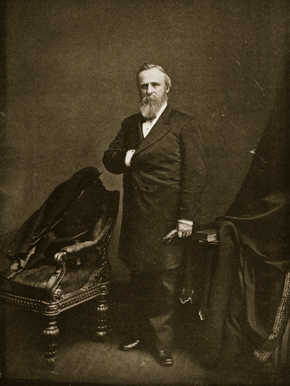 Rutherford B. Hayes før hans indsættelse som præsident, 1877 af Mathew B. Brady