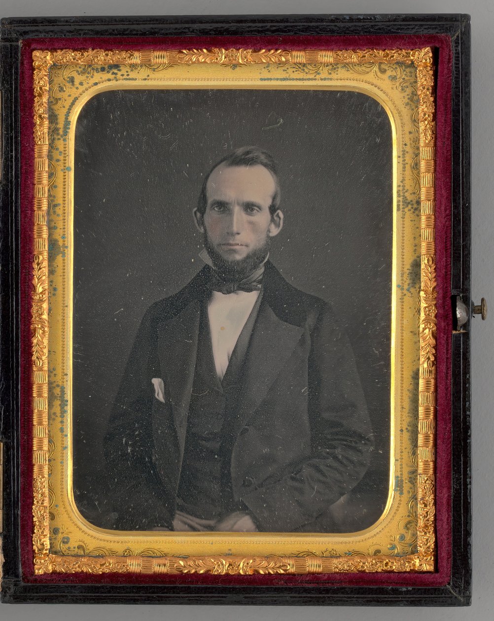 Uden titel portræt af en siddende mand, 1862. af Mathew Brady