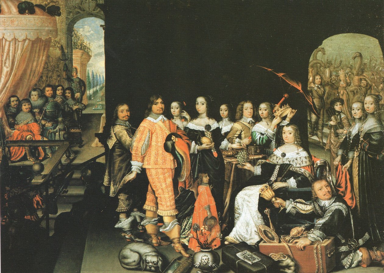 Forherligelse af kurfyrstinde enkefru Elisabeth Charlotte af Brandenburg som dronning af Saba af Mathias Czwiczek
