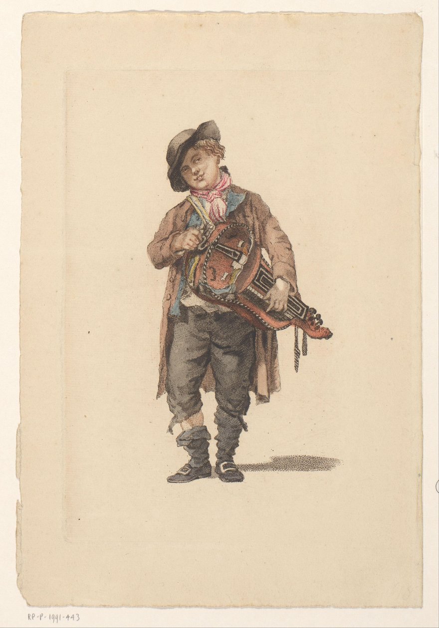 gurdy-spiller af Mathias de Sallieth