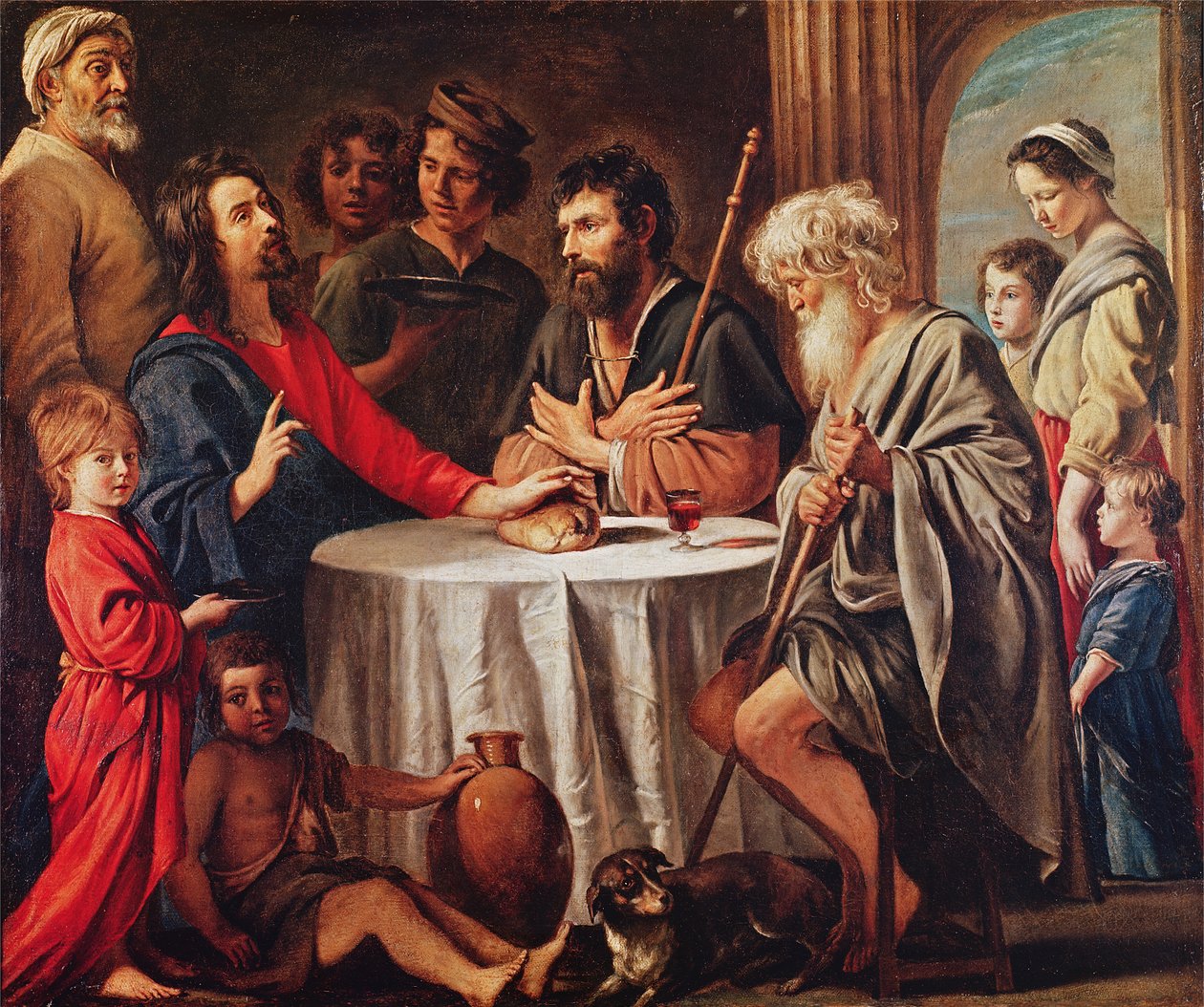 Disciplene i Emmaus af Mathieu Le Nain