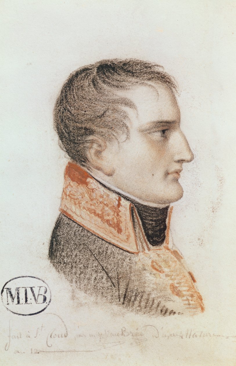 Bonaparte (1769-1821), førstekonsul, studie for 