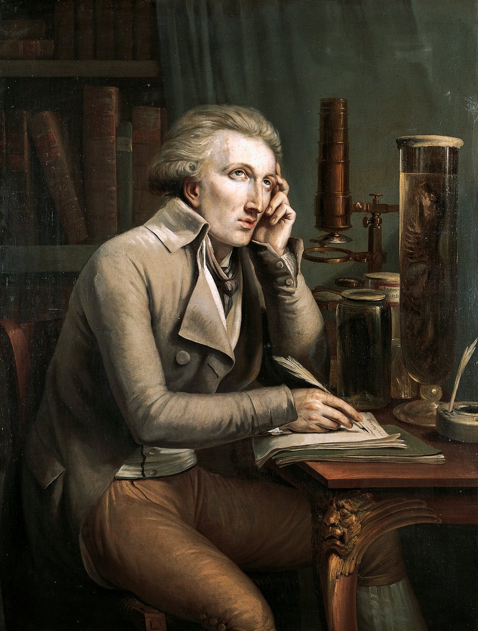 Portræt af Georges Leopold Cuvier (Montbeliard af Mathieu Ignace van Bree