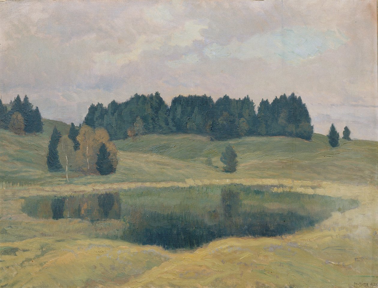 Abend am Mittenwaldsee af Mathilde Sitta Allé