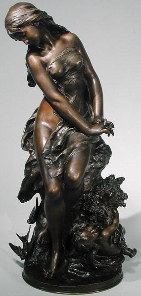 Allegori om foråret (bronze) (se også 226234) af Mathurin Moreau