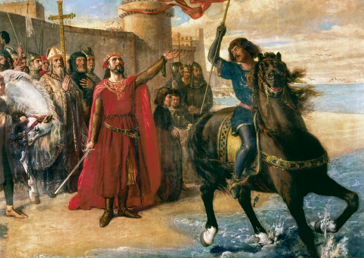Generobringen, Spanien 13. århundrede- Alfonso X el Sabio af Matias Moreno Gonzalez