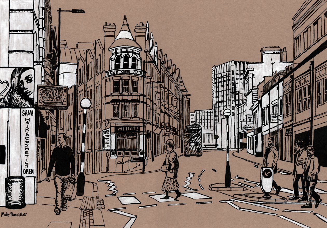 Croydon High Street, 2016 af Matt Bannister