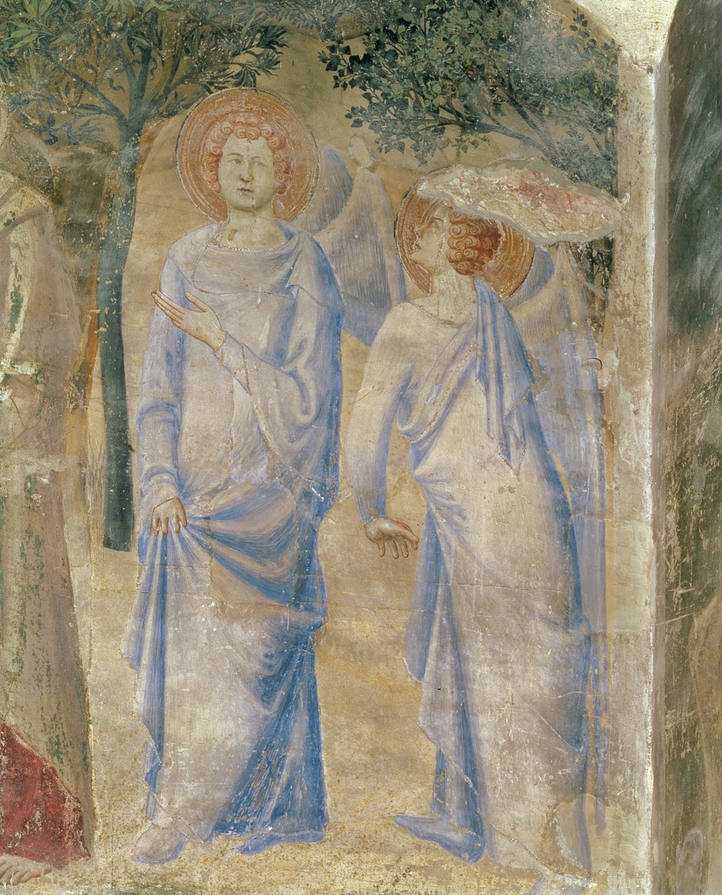 Engle fra kapellet St. Jean, 1347 af Matteo Giovanetti
