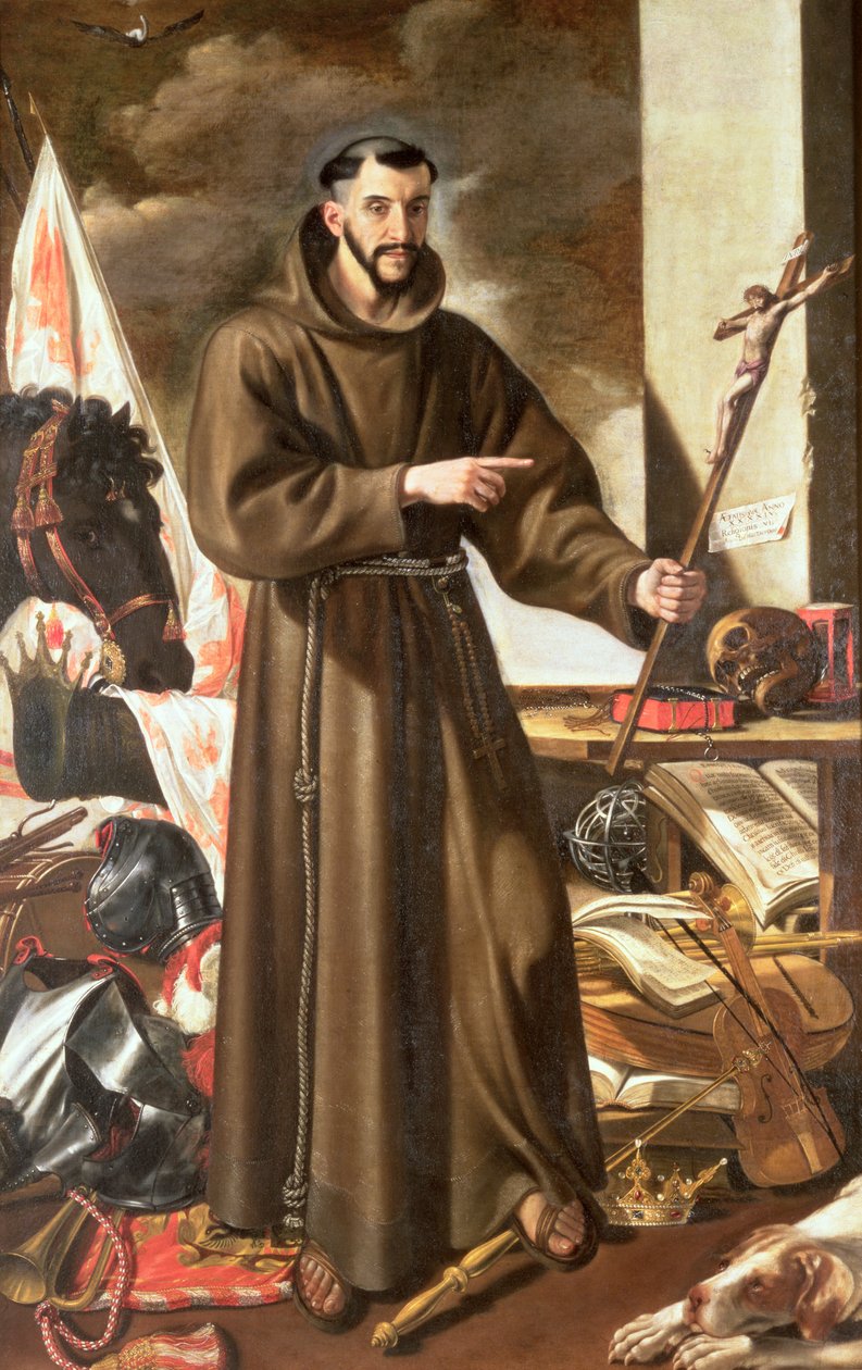 Portræt af Alfonso III Capuccino af Matteo Loves