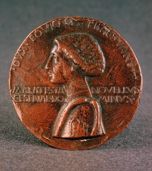 Medalje (forside) af Sigismondo Pandolfo Malatesta (1417-68), 1446 (for bagside se 165741) af Matteo di Andrea de Pasti