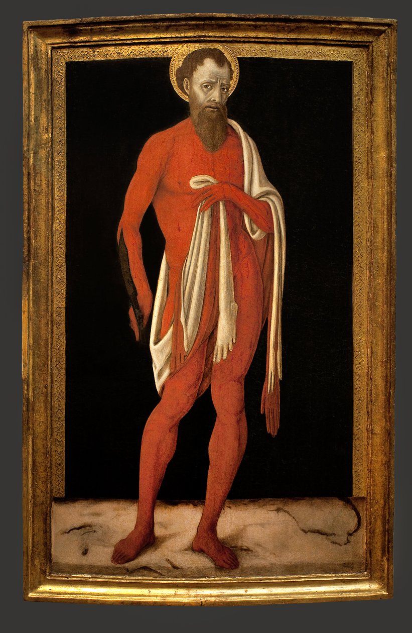 Sankt Bartolomæus, apostlen af Matteo di Giovanni di Bartolo