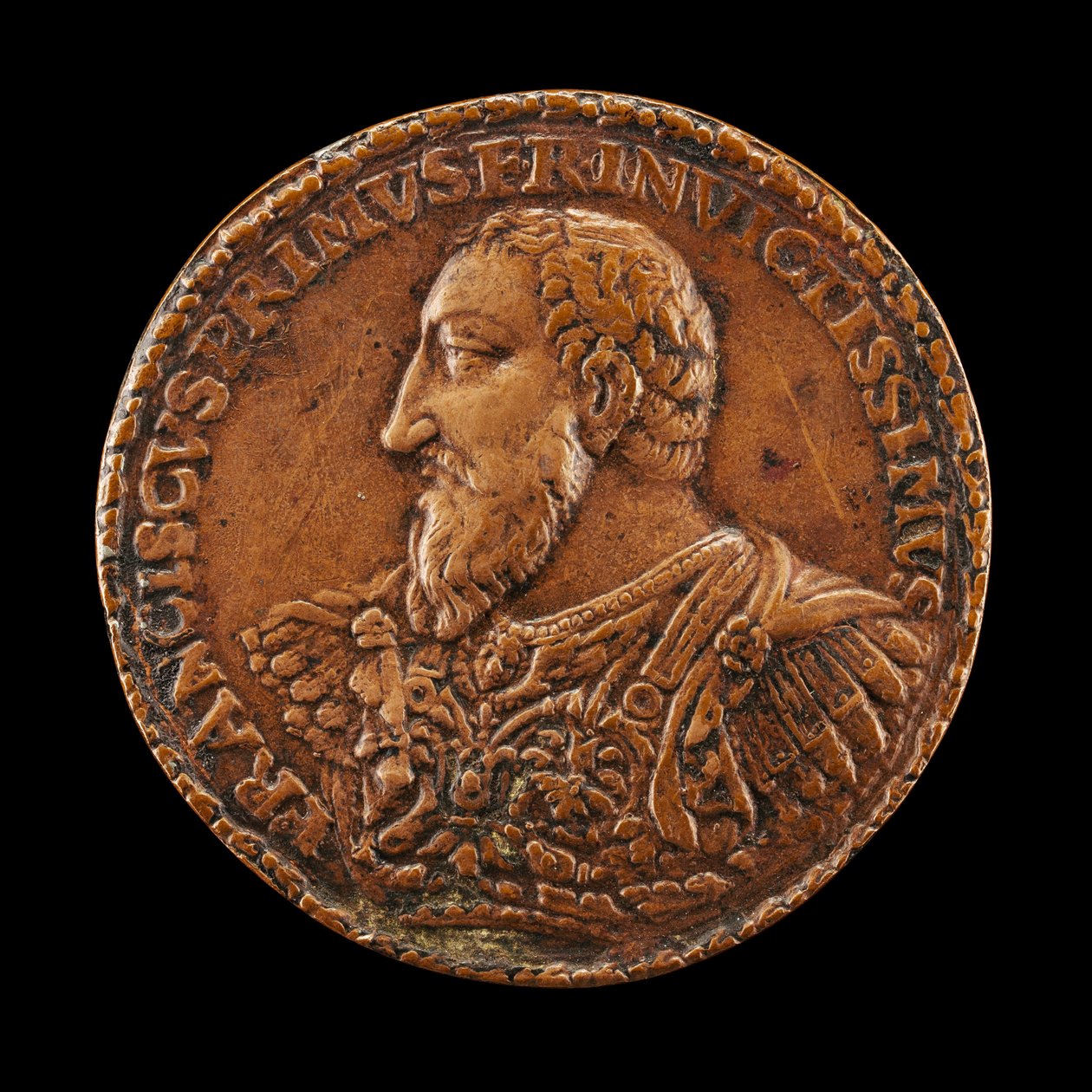 François I, 1494-1547, konge af Frankrig 1515, sandsynligvis 15381544. af Matteo dal Nassaro