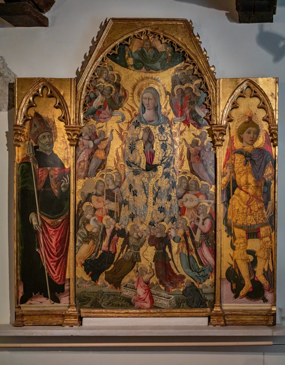 Jomfru Marias himmelfart, første halvdel af det 15. århundrede (tempera på træ) af Matteo di (c.1430 95) Giovanni