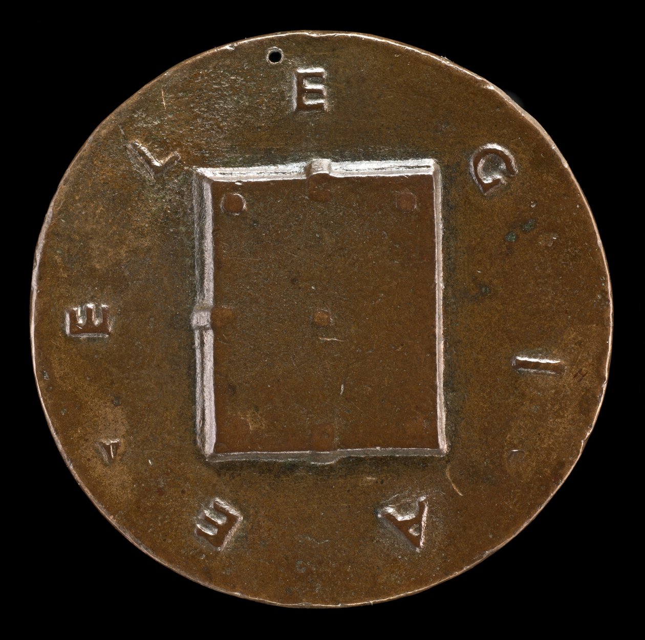 Lukket bog [omvendt], ca. 1446. af Matteo di Andrea de Pasti