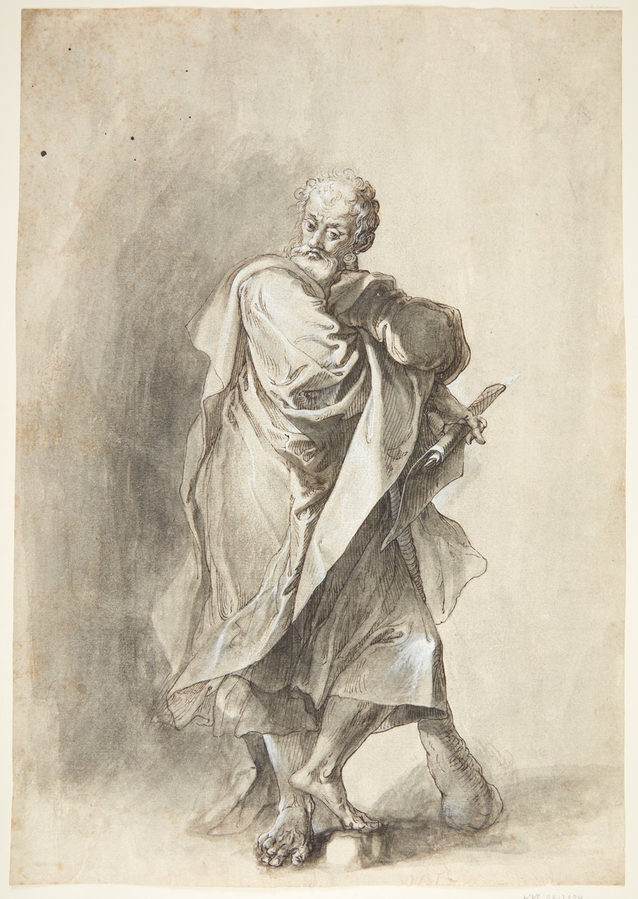 Jesus og de 12 apostle: Judas Thaddeus af Matthäus Gundelach