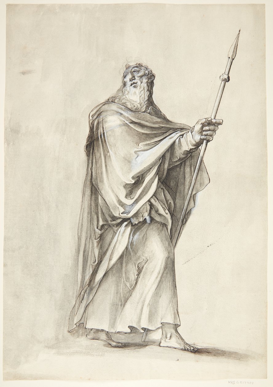 Jesus og de 12 apostle: Mathias af Matthäus Gundelach