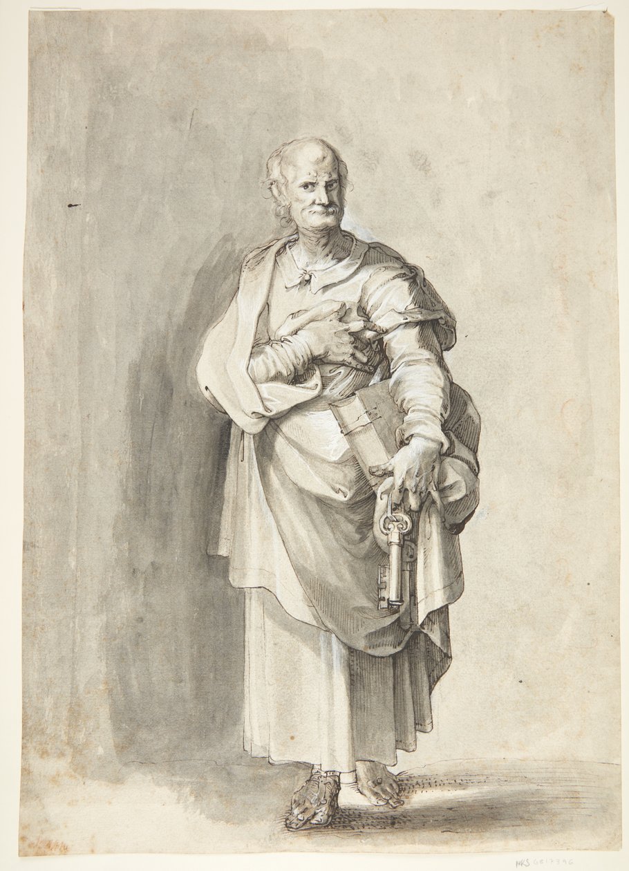 Jesus og de 12 apostle: Peter af Matthäus Gundelach