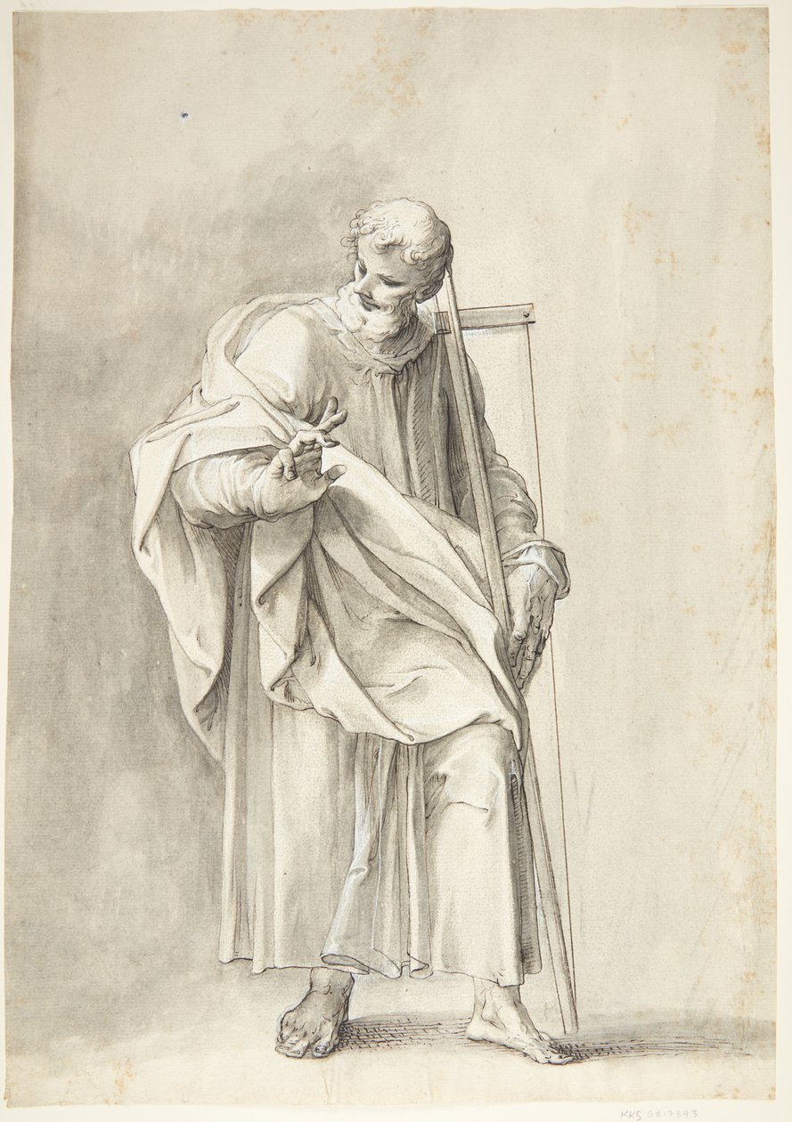 Jesus og de 12 apostle: Thomas af Matthäus Gundelach