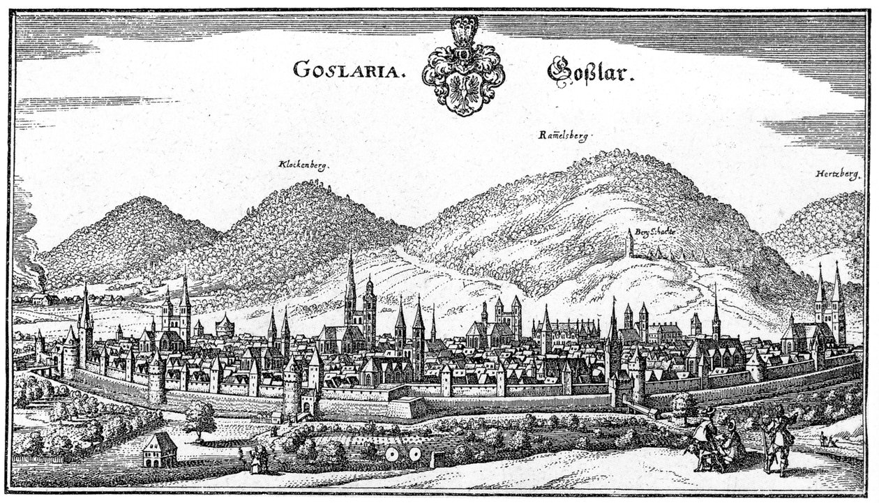 Goslar af Matthaus Merian