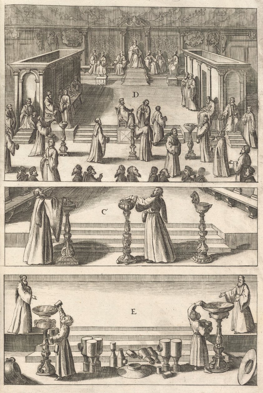 Plate from "Topographia Italiae", 1688dani af Matthaus Merian
