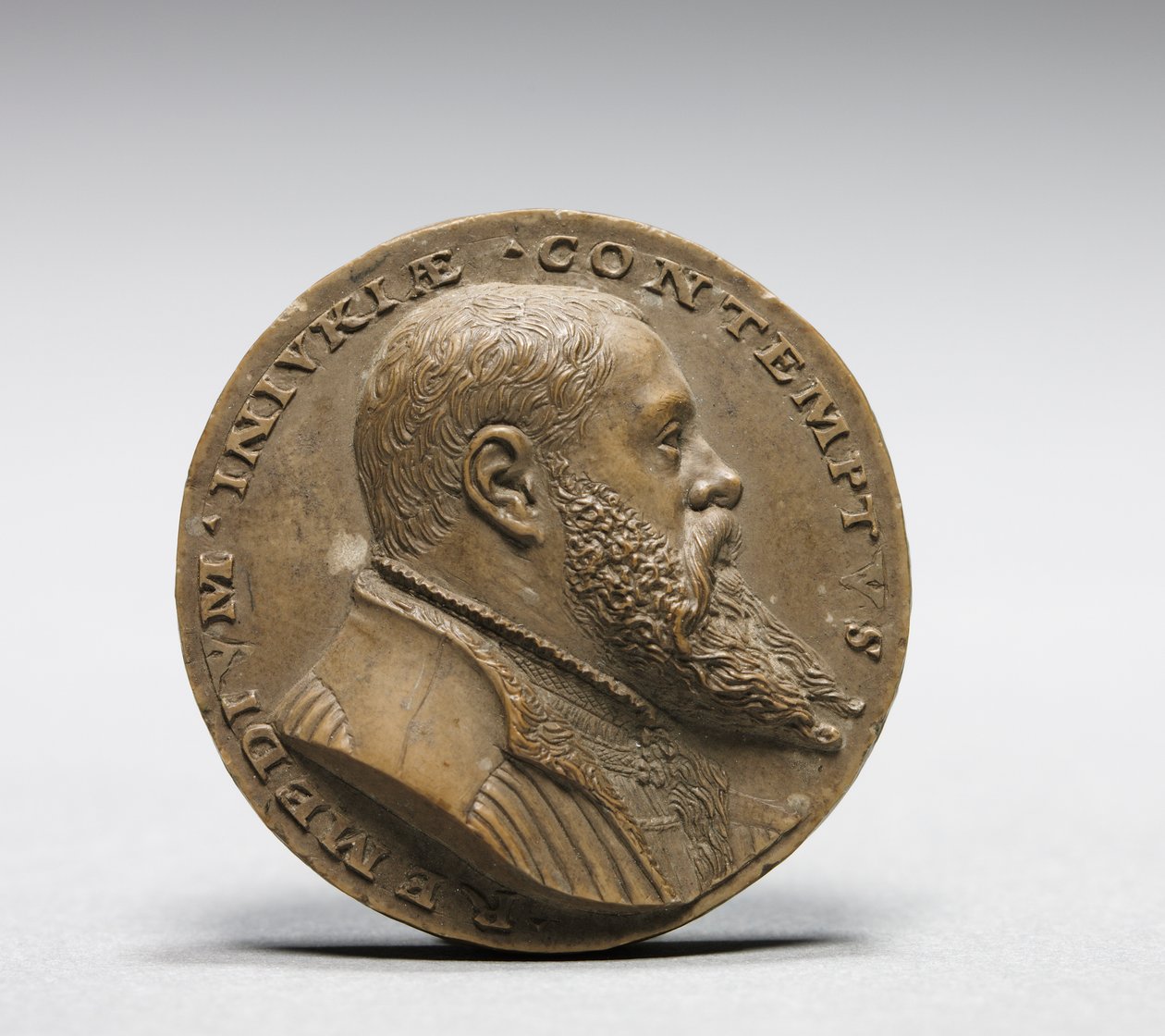 Model til forsiden af medaljen for søn af Martin III Geuder af Matthes Gebel