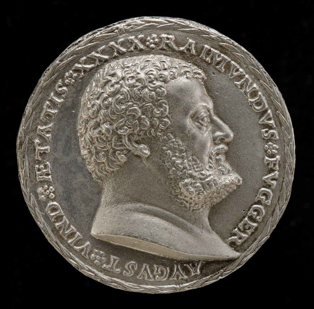 Raymund Fugger, 1489-1535, lærd og protektor for kunsten [forside]. af Matthes Gebel