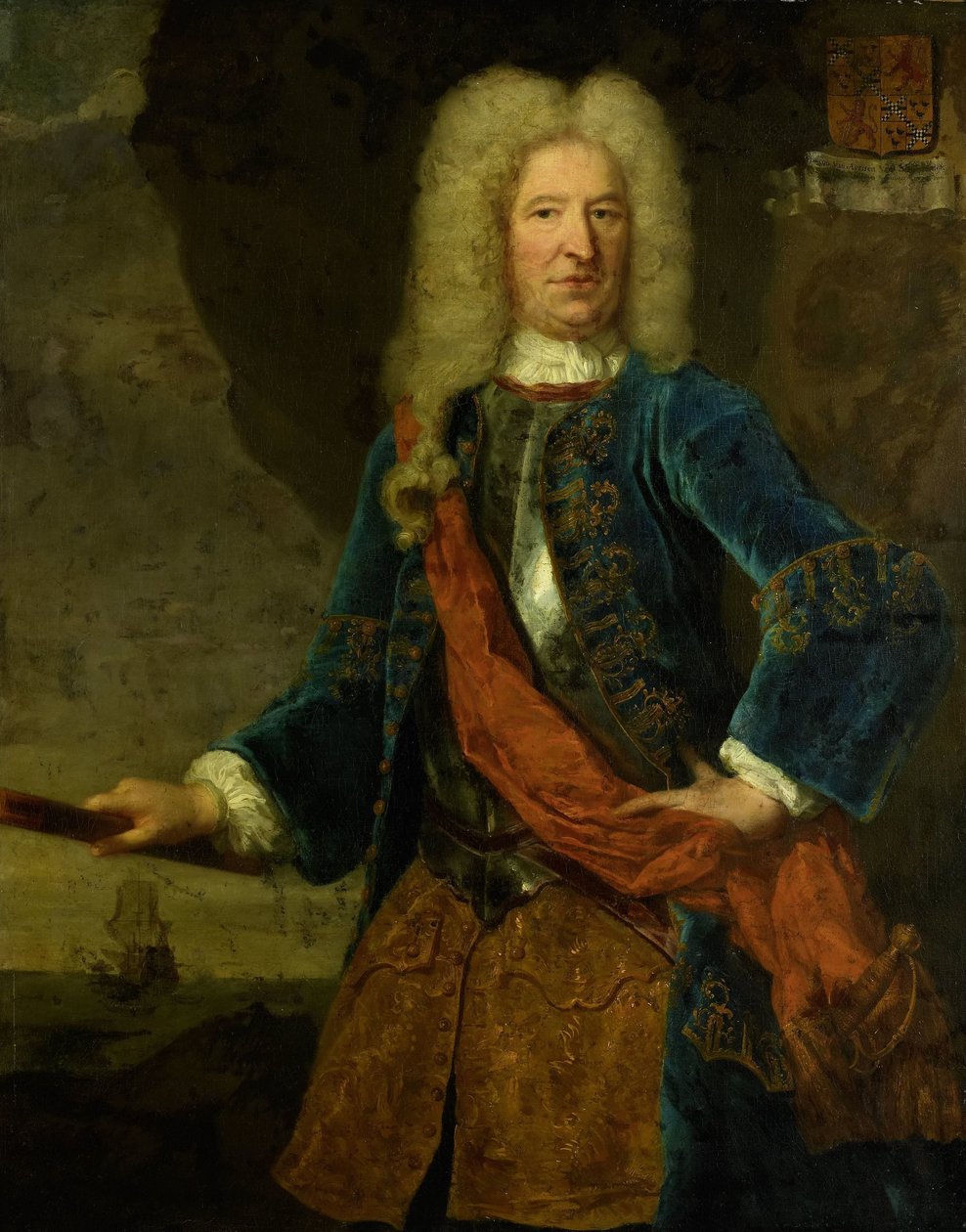 Portræt af François van Aerssen, Lord of Sommelsdijk, viceadmiral af Holland og Vest-Friesland af Mattheus Verheyden