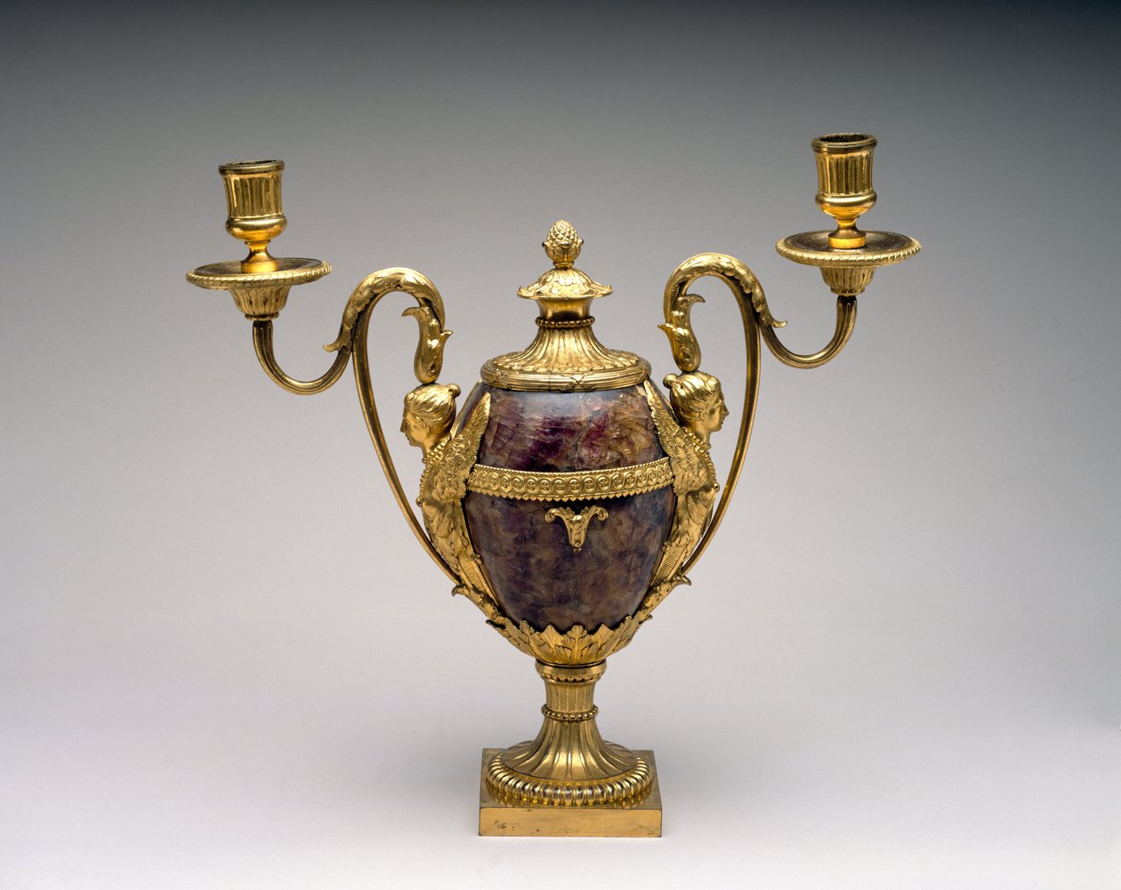 Candelabrum, ca. 1772 (blue john & ormolu) af Matthew Boulton