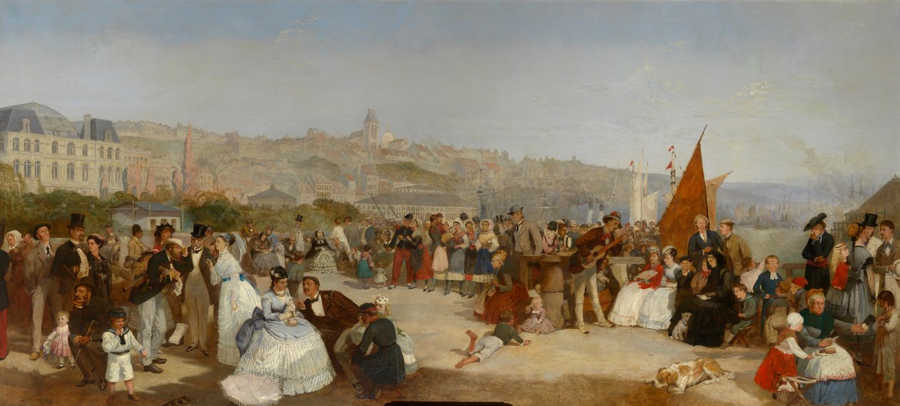 Boulogne-molen, 1870 af Matthew Somerville Morgan